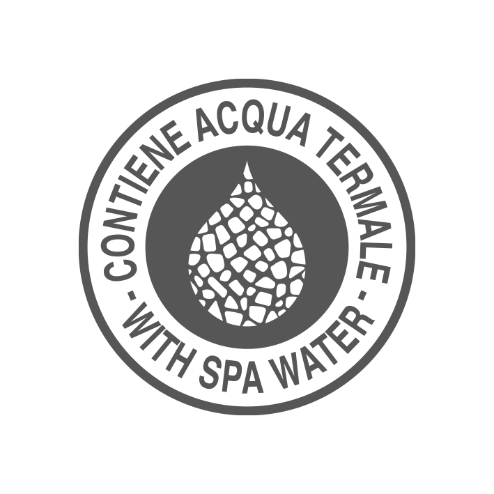 A grey water drop symbol.