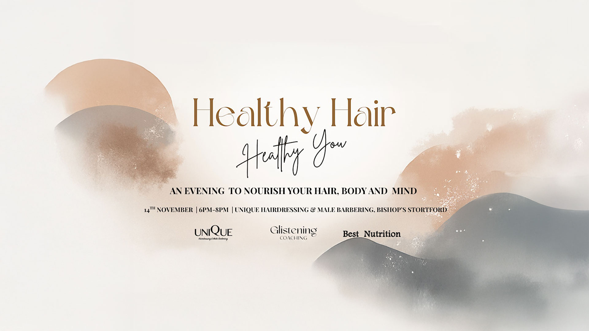 Healthy Hair, Healthy You Charity Evening at Unique Hairdressing & Male Barbering.